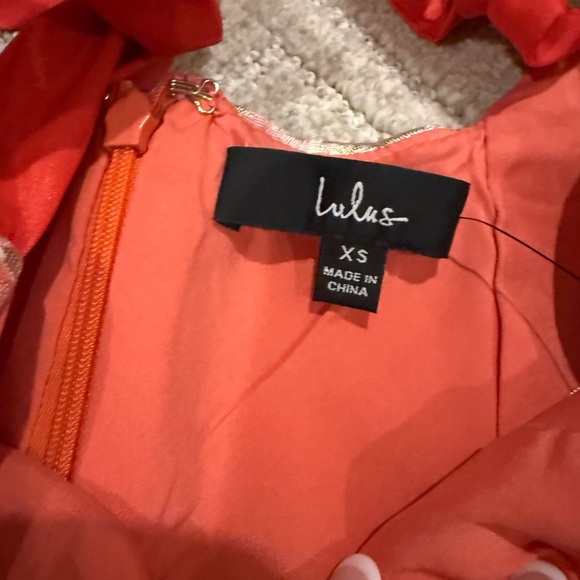 Lulu's Pink and White Sheath Midi Dress Square Neck Sleeveless - Picture 6 of 9